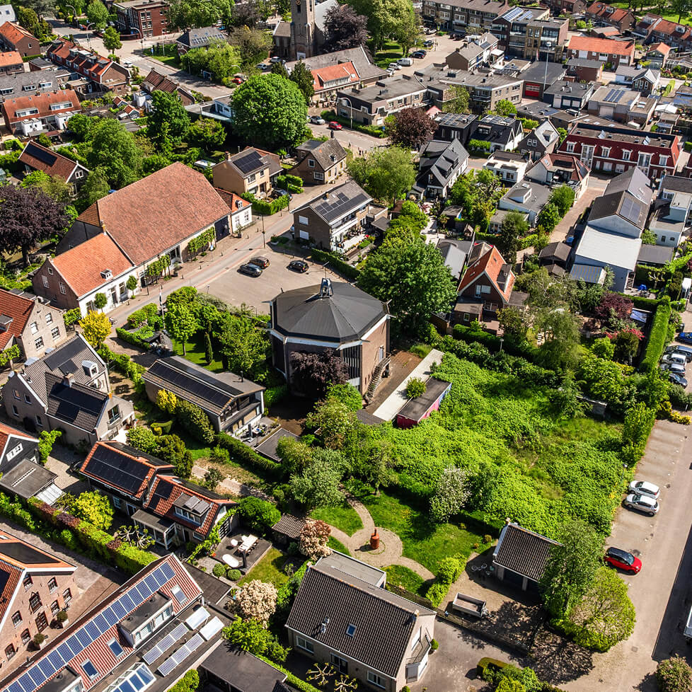 Woongebied vanuit de lucht